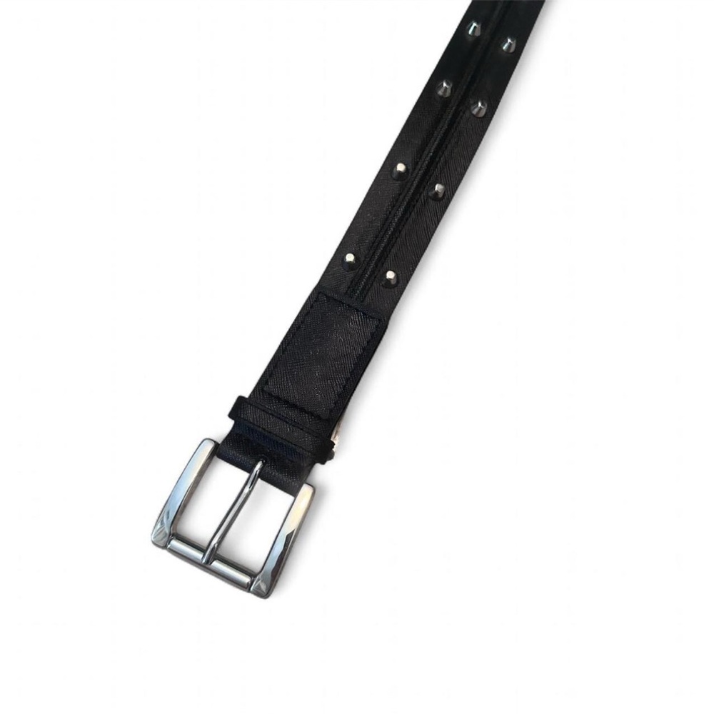 Michael Kors Black Belt with Silver Studs